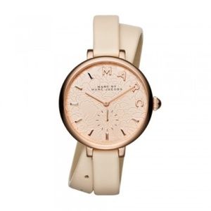 Marc Jacobs Double Wrap Leather Watch